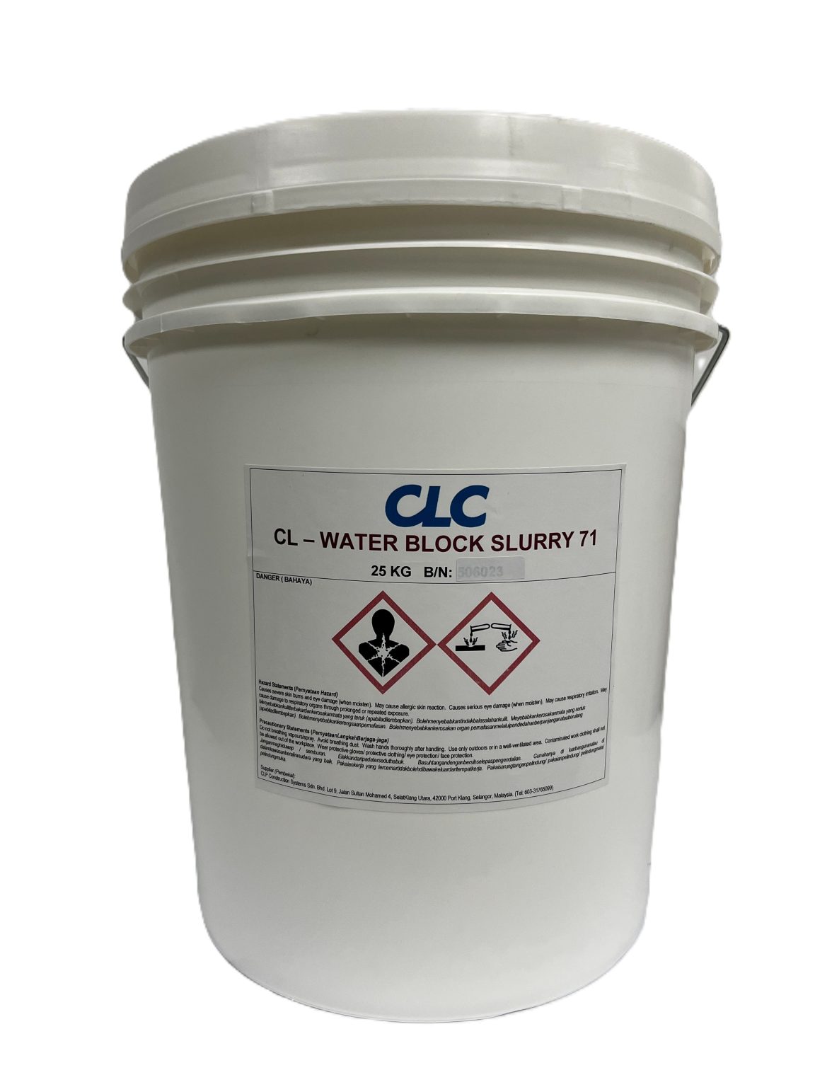 Block Work Slurry CL-Water Block Slurry 71 – CLPC